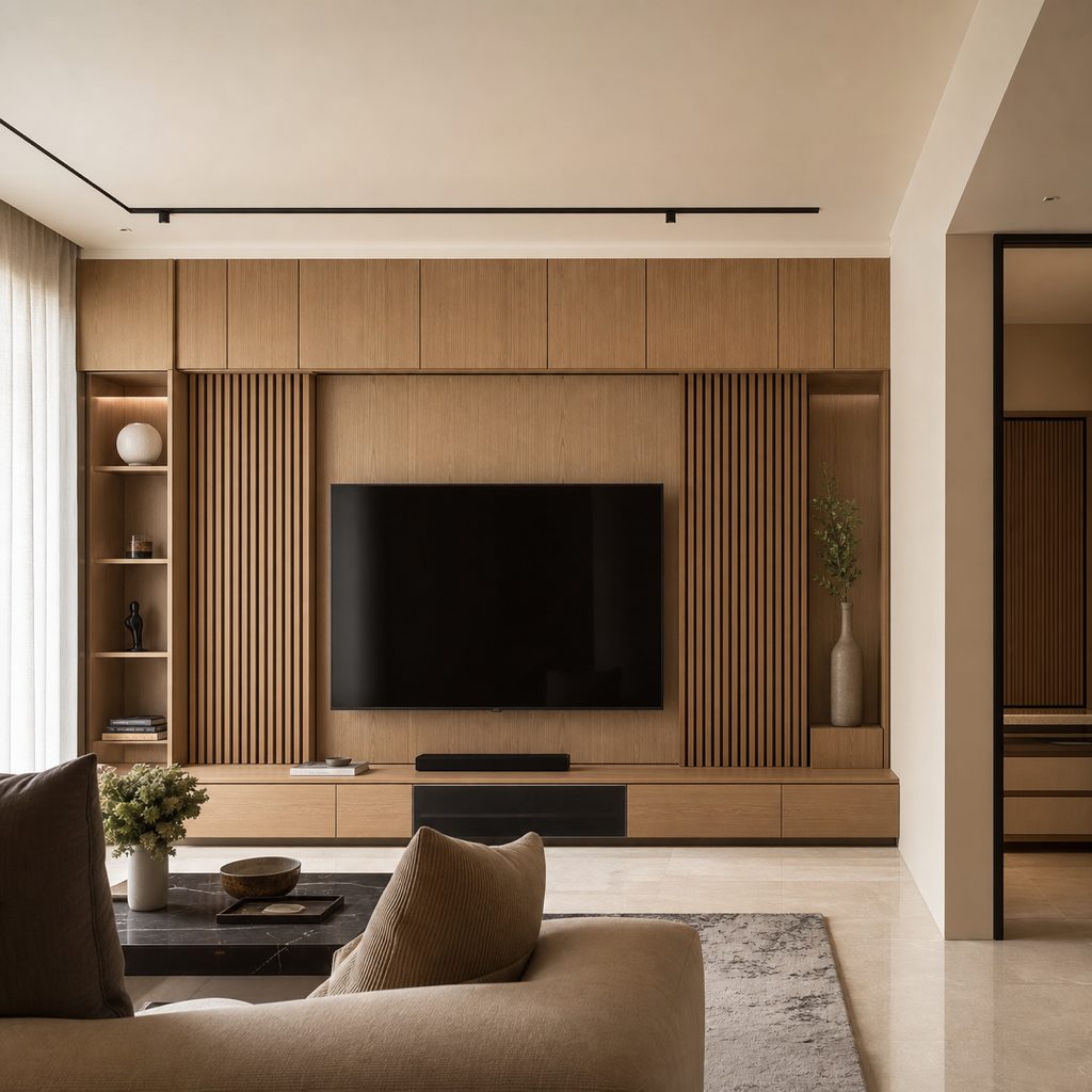 TV feature wall
